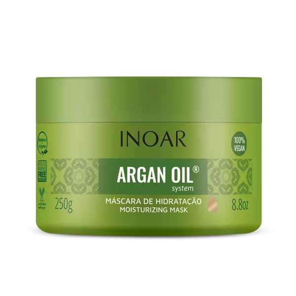 Mascara Argan Oil hidratación inoar de 250g