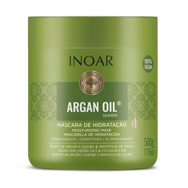 Mascara Argan Oil hidratación inoar de 500g