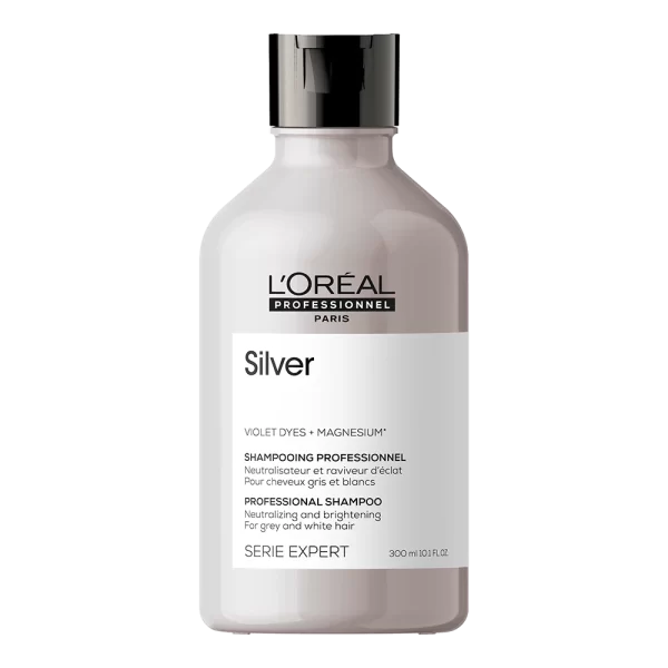 Shampoo Silver Anti-Amarillo Loreal de 300 ml