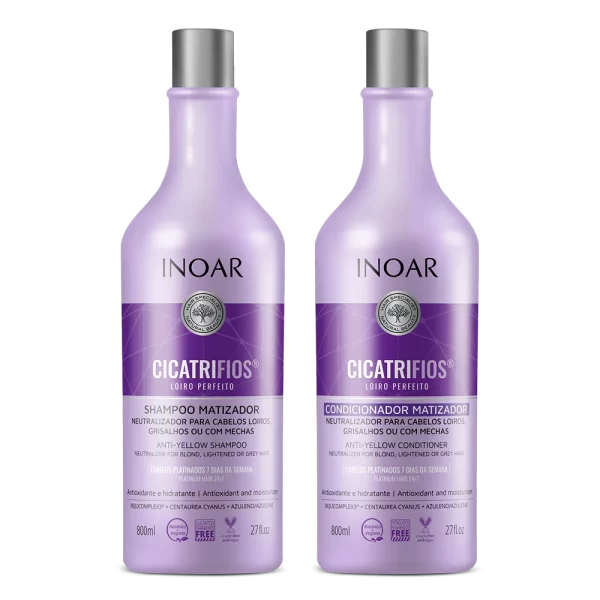 cicatrifios matizador cabello rubio kit 800ml