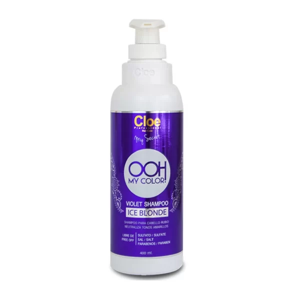 cloe shampoo violet de 400 ml