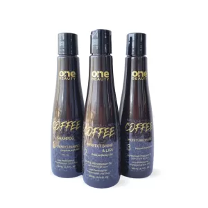 Alisado One Beauty 1,2,3 pasos coffe 250 ml
